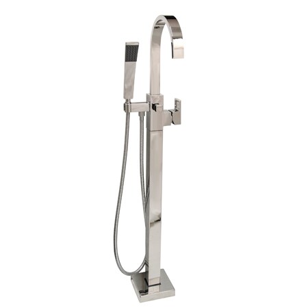 Newport Brass Exposed Tub and Hand Shower Set, Polished Chrome, Floor 2040-4261-26